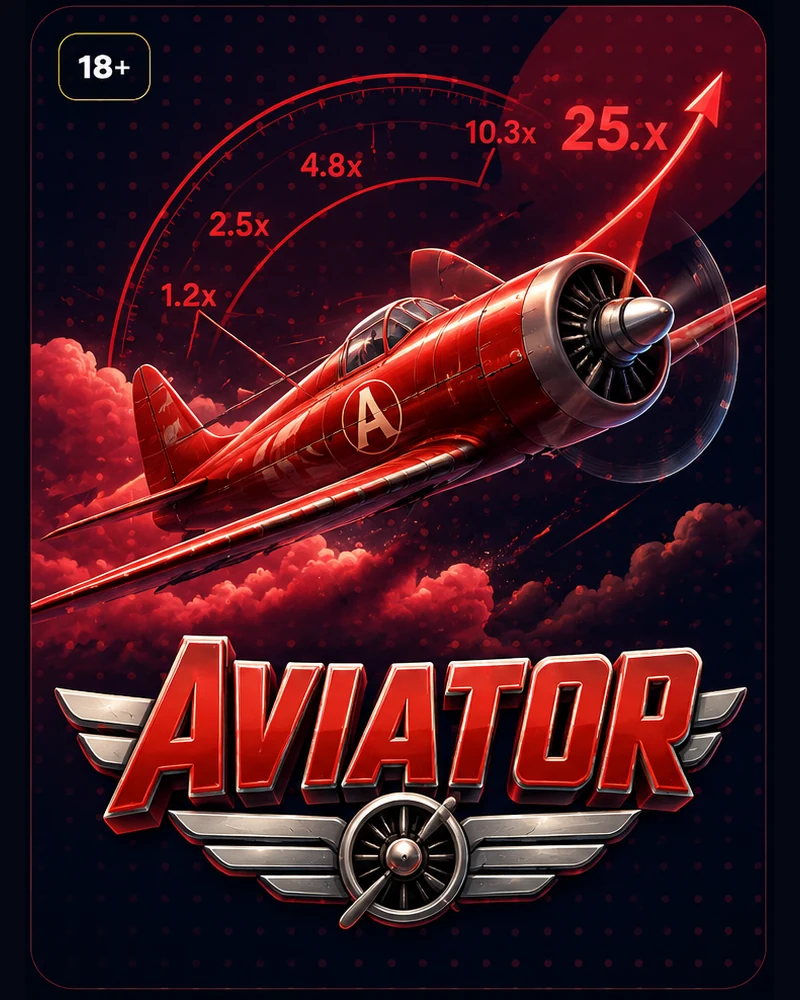 Aviator slot game artwork
