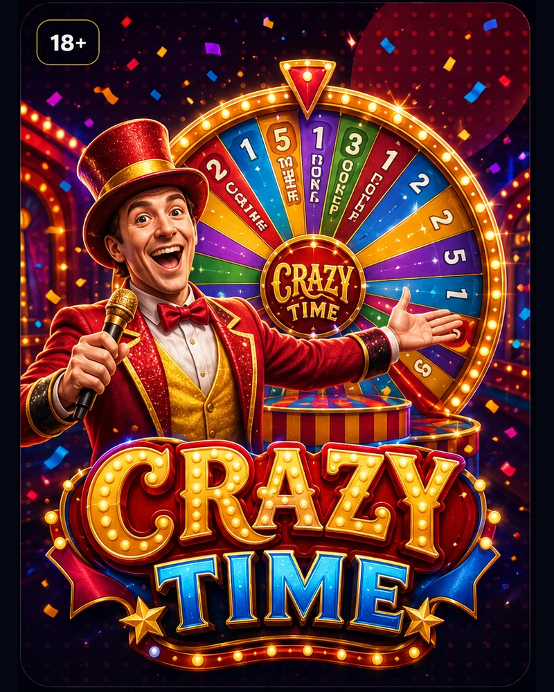 Crazy Time slot game artwork
