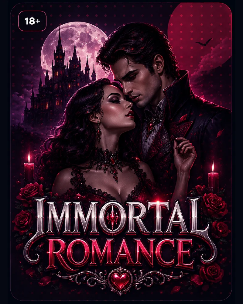 Immortal Romance slot game artwork