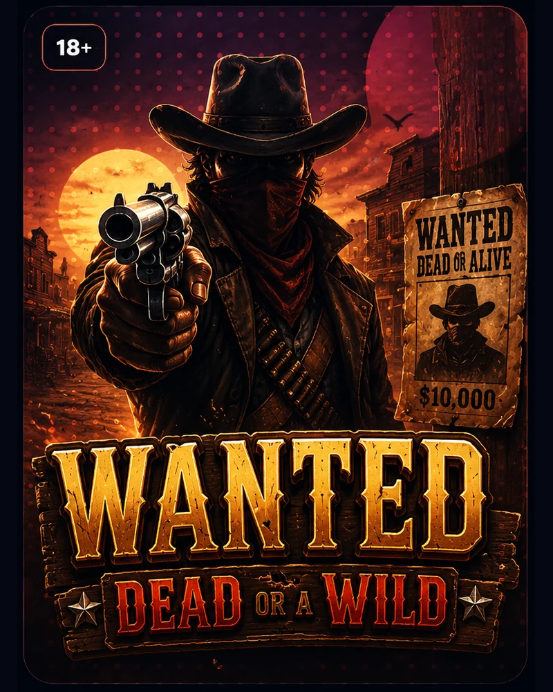 Wanted Dead or a Wild slot game artwork