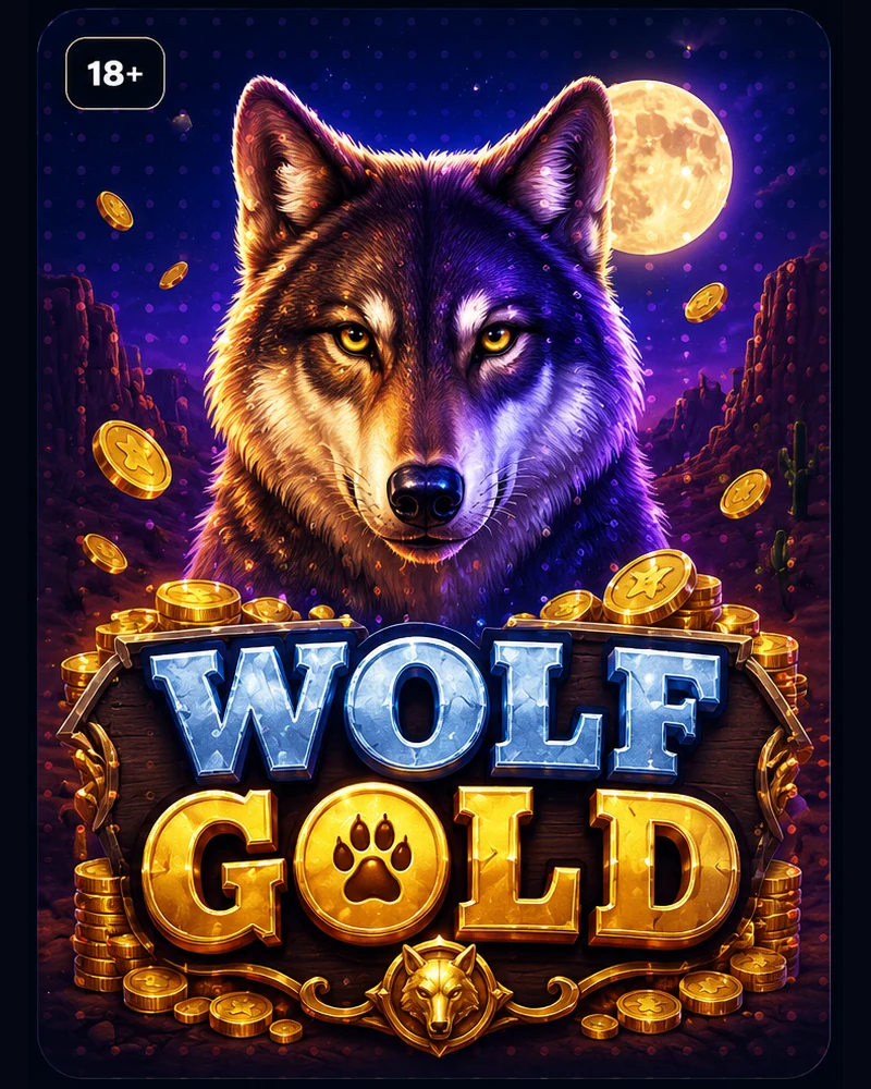 Wolf Gold slot game artwork